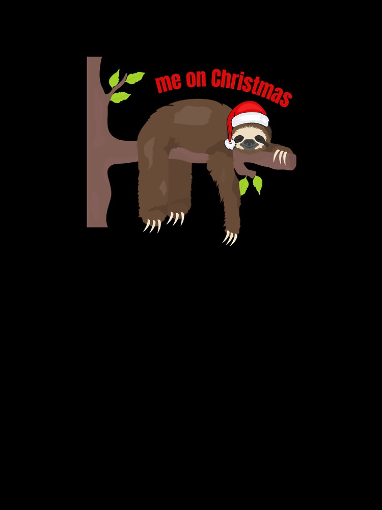 Christmas Sloth by DavidPrintCraft