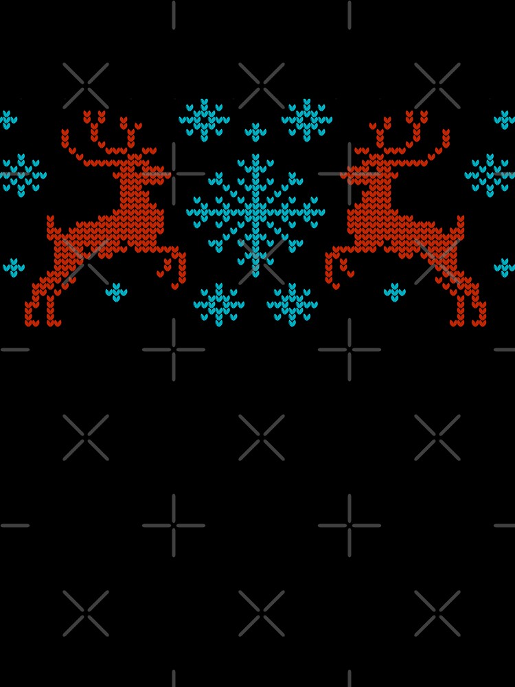 Reindeer Knitmas Christmas by printsbymiles