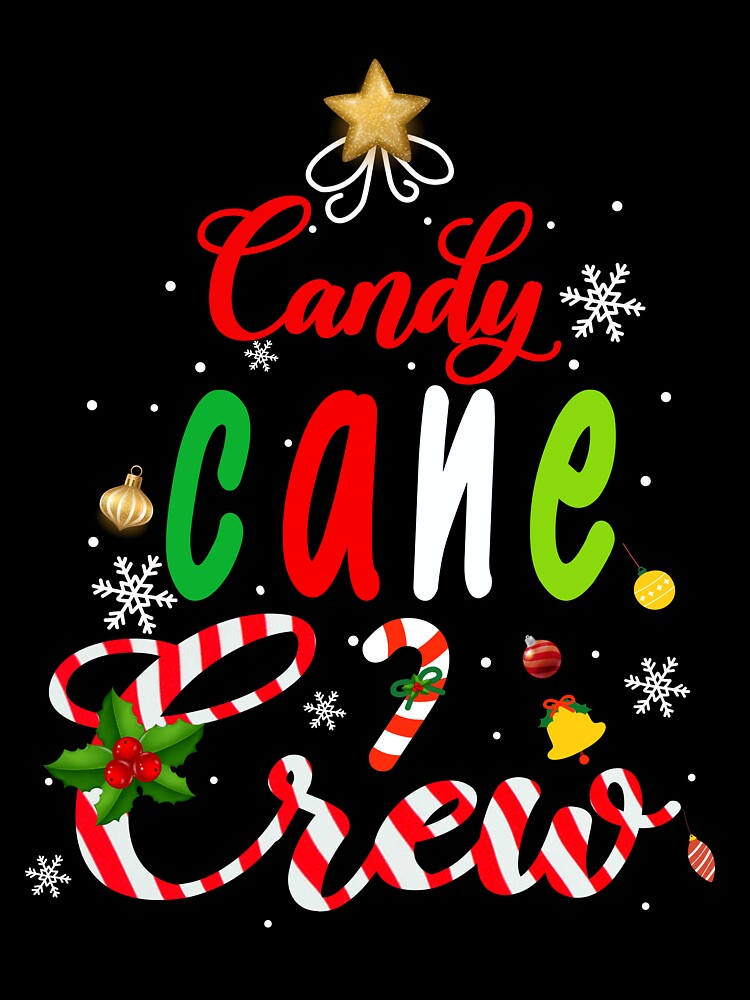 Candy Cane Crew Funny Christmas Candy Lover by SamArtistbyAUS