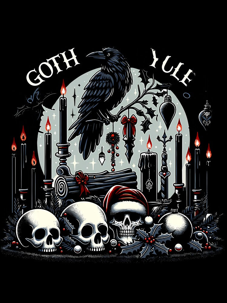 Goth Yule Crow by mnorseck38