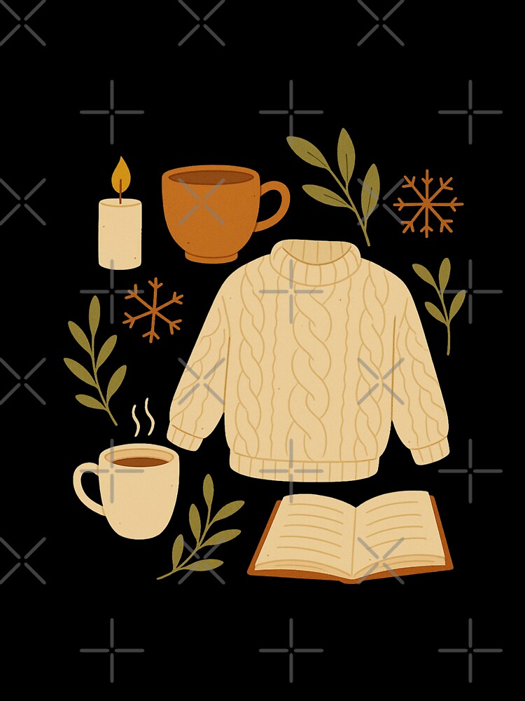 Winter Comfort – Cozy Hygge Illustration by thtCMRAguy