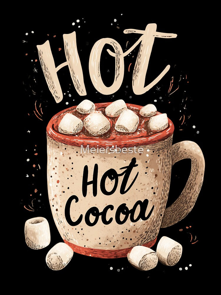 Hot Cocoa – Cozy winter design with marshmallow mug by Meiersbeste