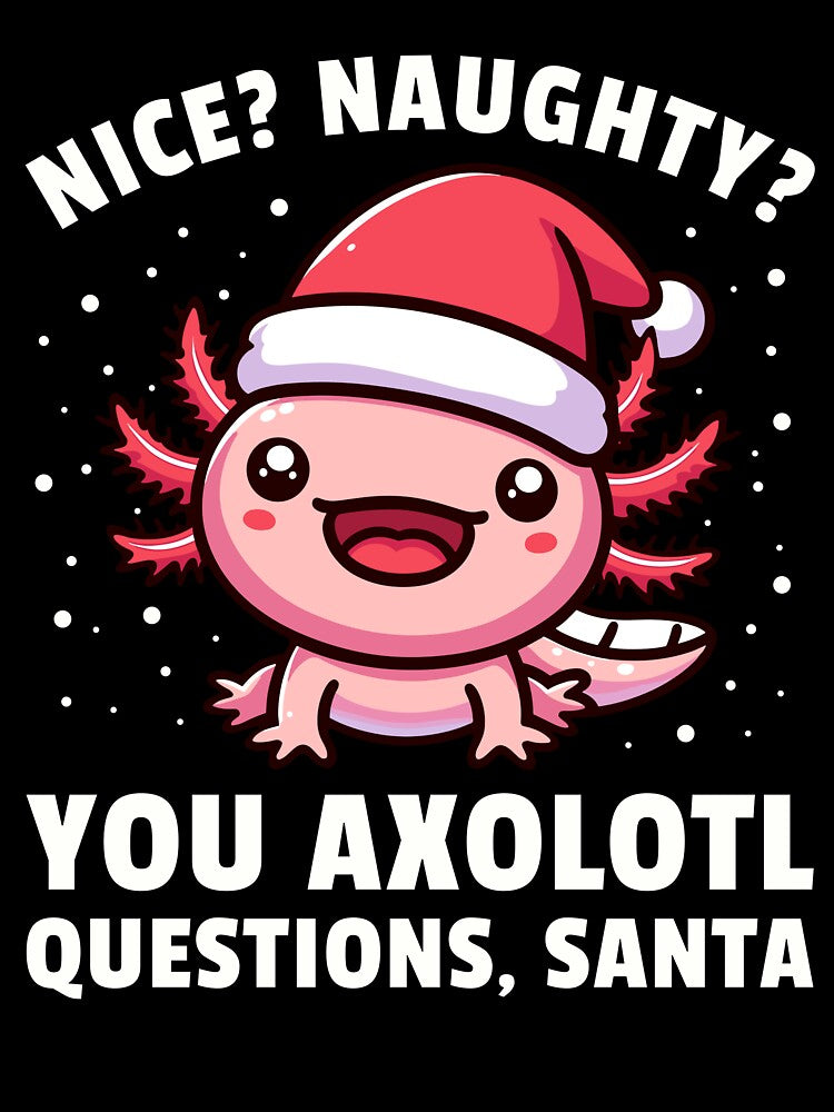 Axolotl Boys Girls Axolotl Questions Christmas by BlueBerry-Pengu