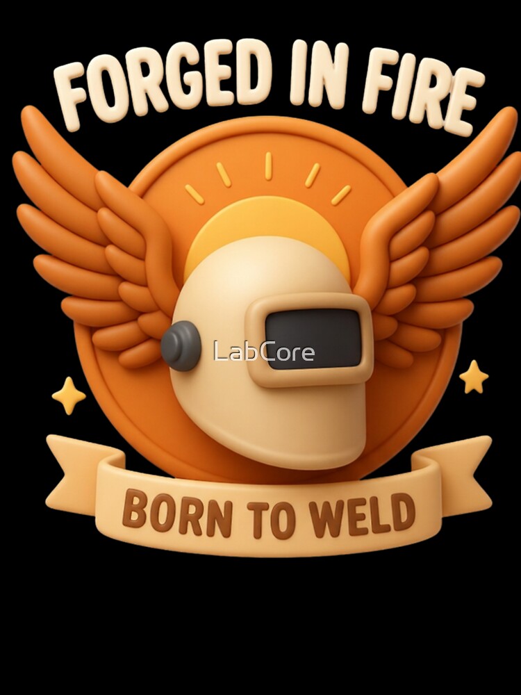 Forged In Fire Born To Weld | American Welder Shirt by LabCore