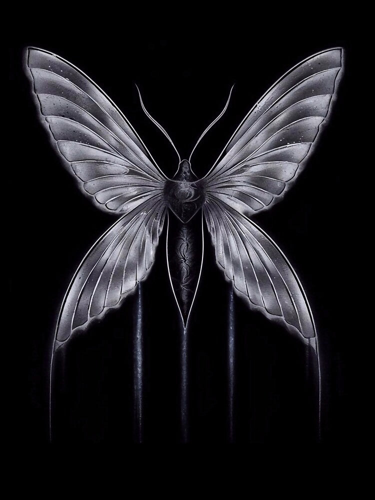 Dark Moon Moth by Tajdi