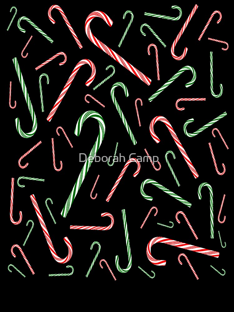 Christmas Candy Cane Pattern by Deborah Camp