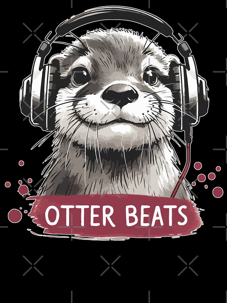 Sketchy Otter Beats by TomFrontierArt