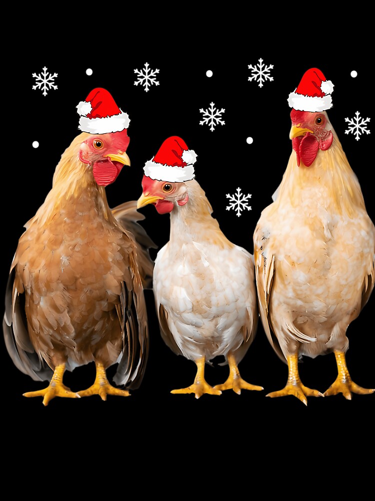 Christmas Chicken 	 Kids Matching Family Chicken Pajamas by sicotmehrias