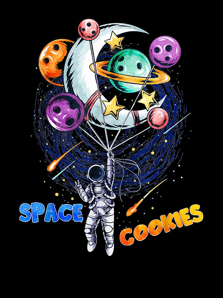 Space Cookies Xmas Christmas Xmas Marijuana Tee by CuthbertShop