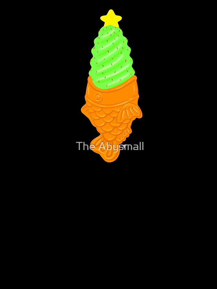 Taiyaki Christmas - Black Background by The Abysmall