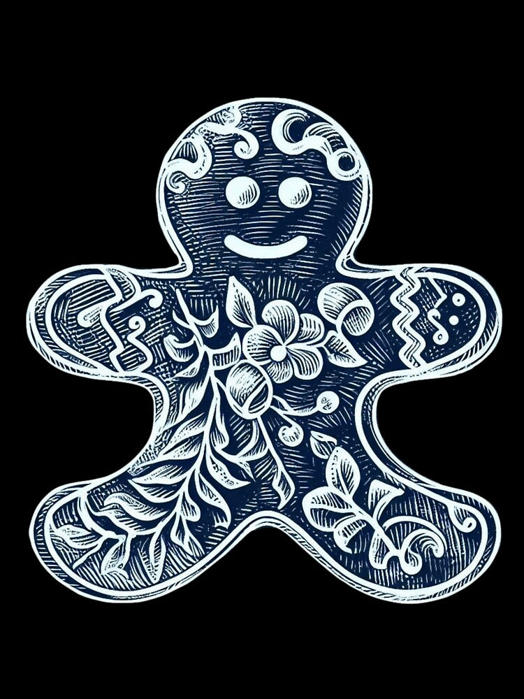 Blue Gingerbread Bliss by HeadTurningArt