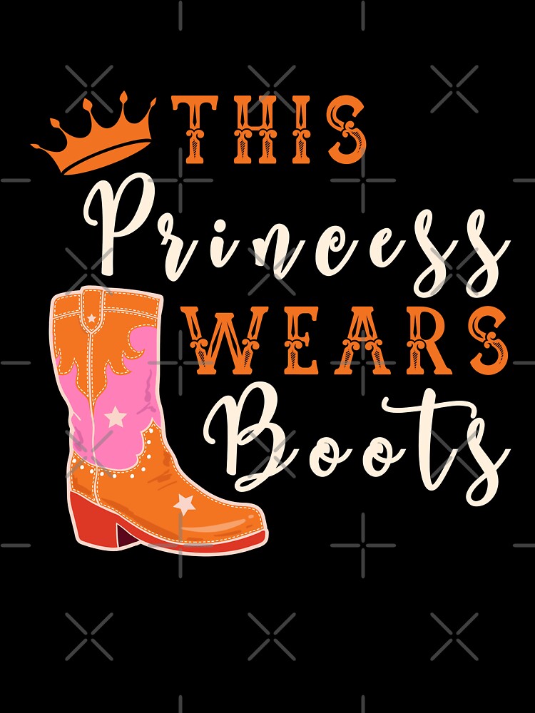 This princess wears boots western style by Lady-Frost