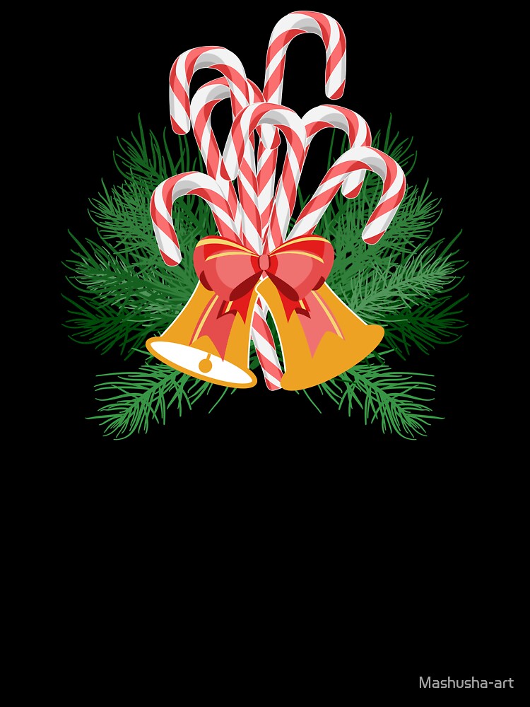 Christmas candy canes decoration by Mashusha-art