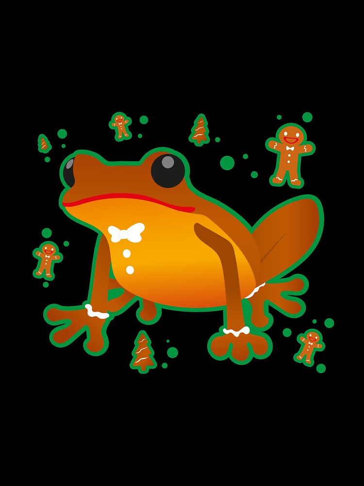 Gingerbread Frog by TokkiJess
