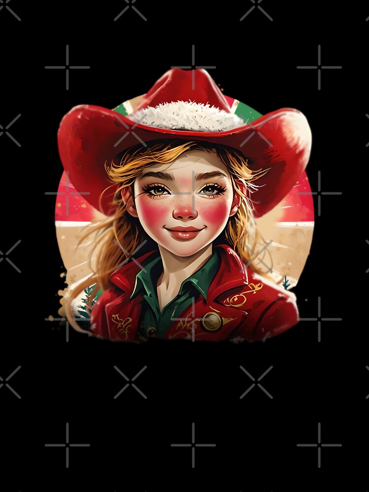 Santa Cowgirl funny vintage by PAVOXAR