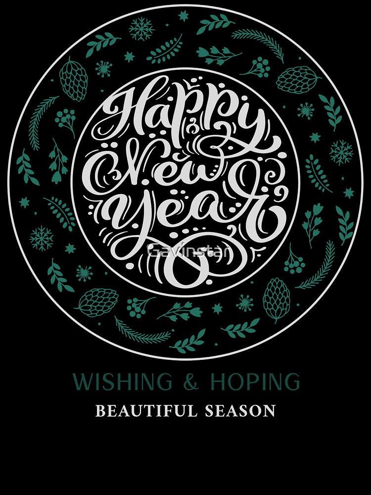 Happy New Year, wishing & hoping beautiful season. by Gavinstar