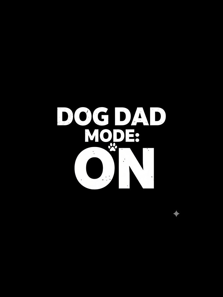 Dog Dad Mode On Shirt for Men by CustomViva