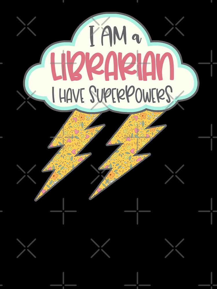 Retro Librarian Superpowers Bolt by GrimButterfly