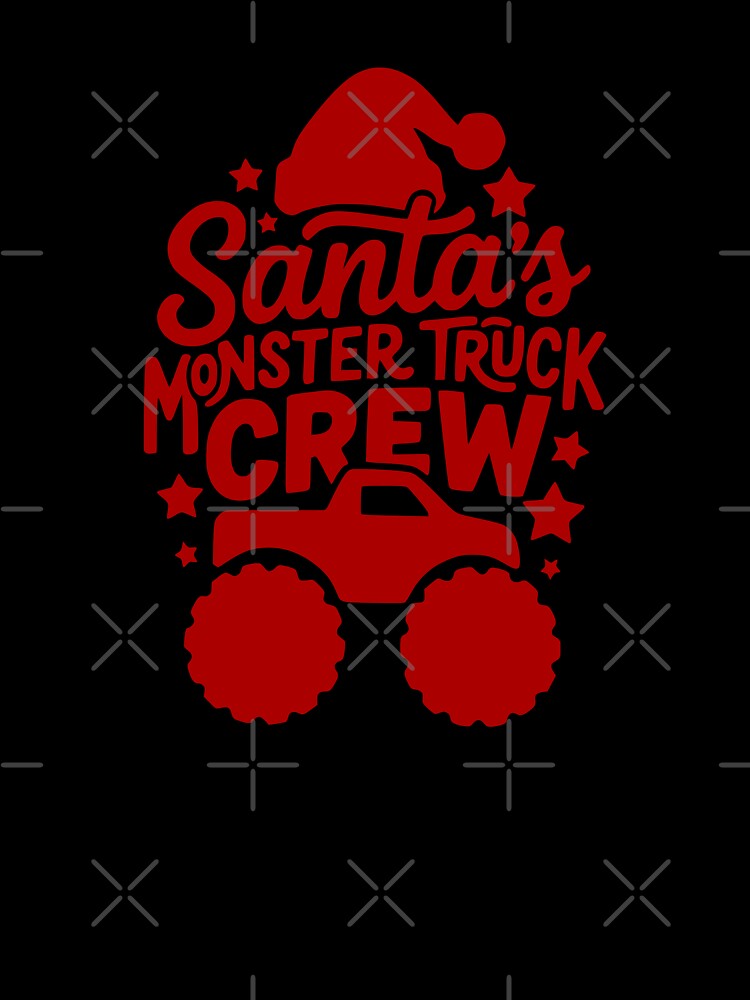 Santa’s Monster Truck Crew by theartfulaspie