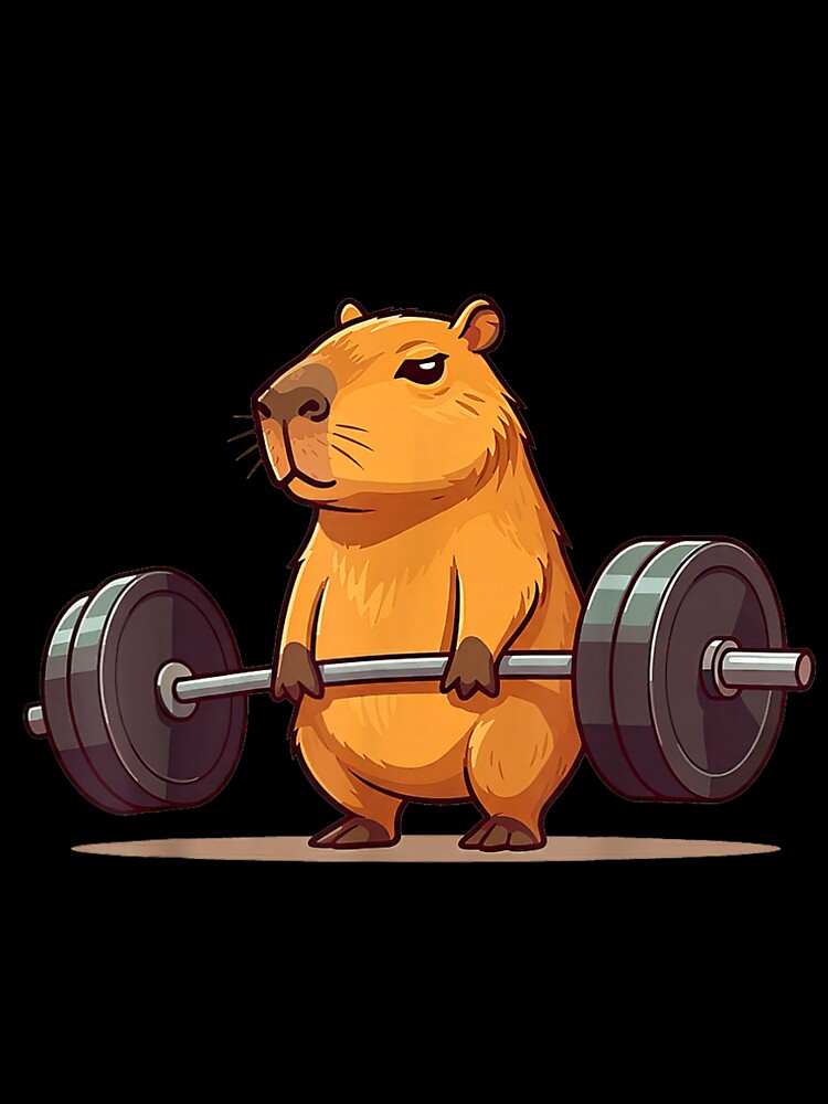 Capybara Funny Fitness Capy Lover Men Women Kids Art for Men Women Kids , Capybara Gift Lover by DZIRI NAJAT