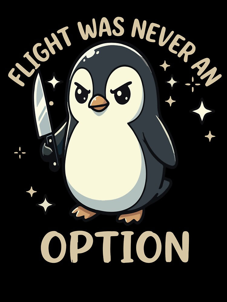 Funny Penguin Flight Was Never An Option Cute Penguin Meme by kiralynstration