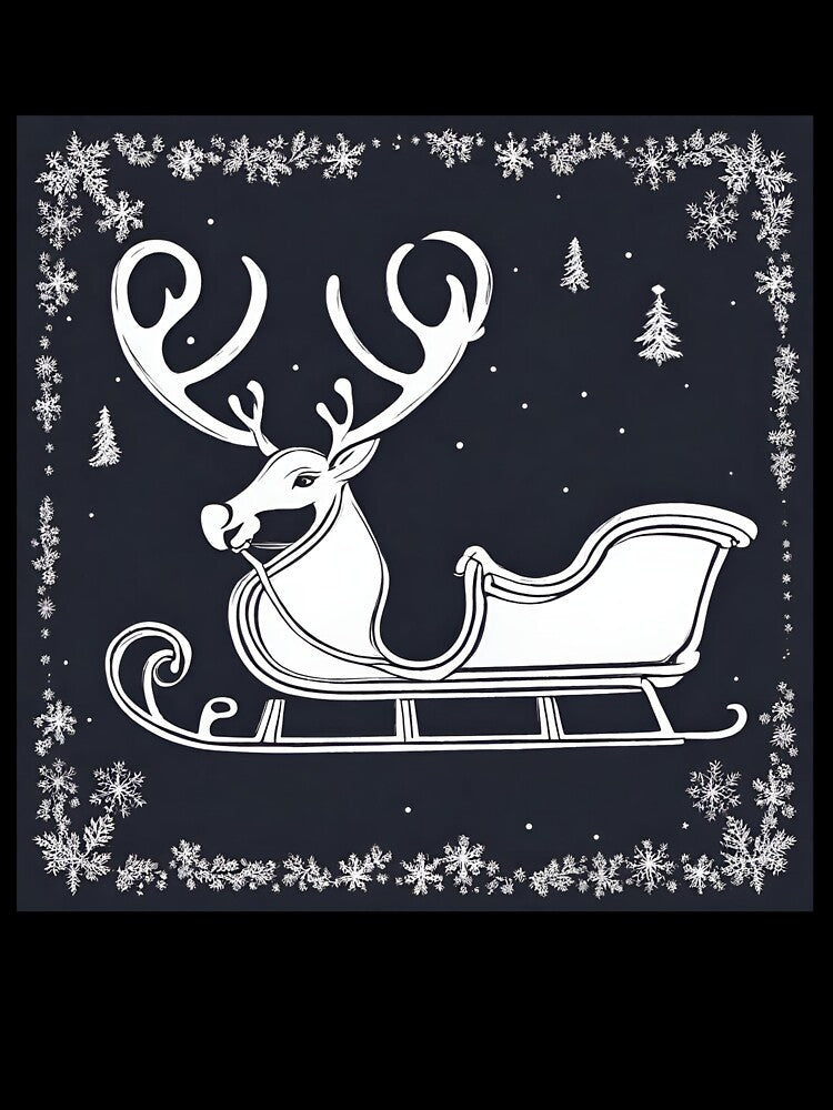 Reindeer Sleigh by AYBOSHOP