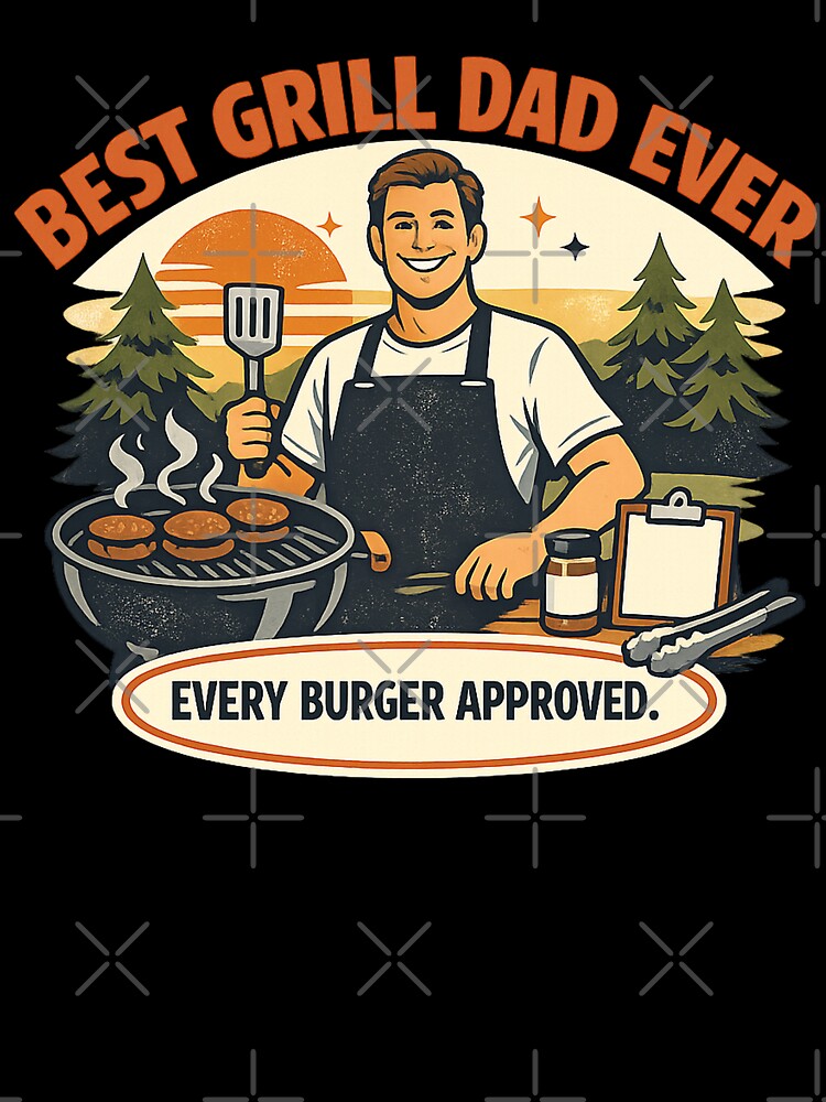 Best Grill Dad Ever – Funny Father’s Day BBQ Dad Gift by Concrete Coffee Studio