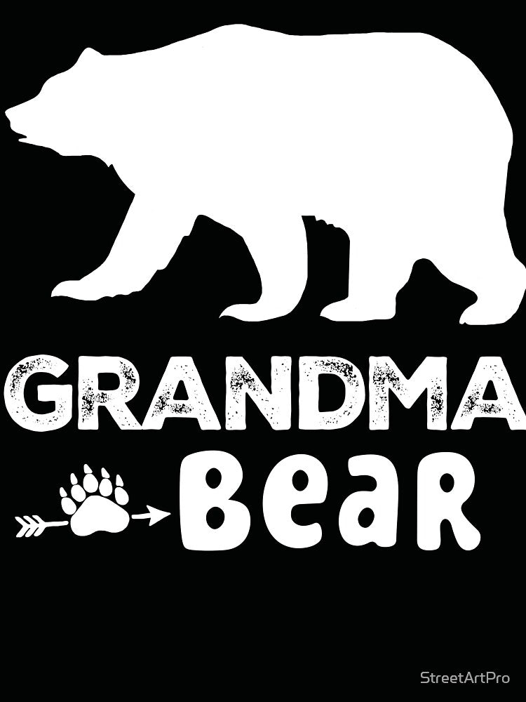 Funny Grandma Bear Mother's Day Gift Shirt T-Shirt by StreetArtPro