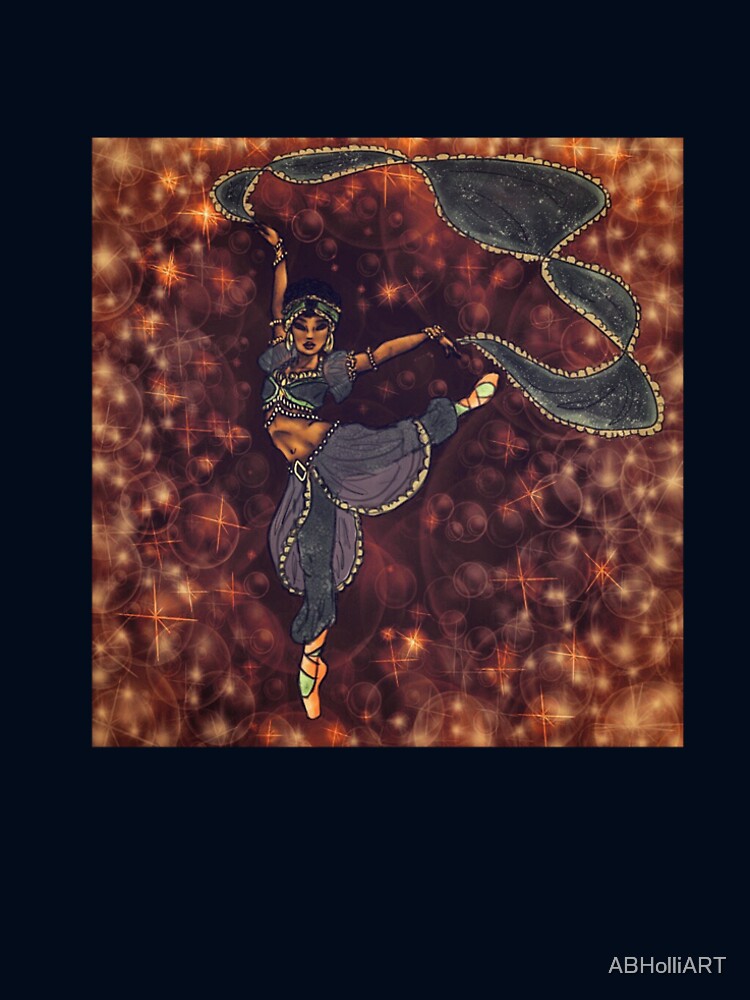 Arabian Coffee Nutcracker Ballet Illustraion by ABHolliART