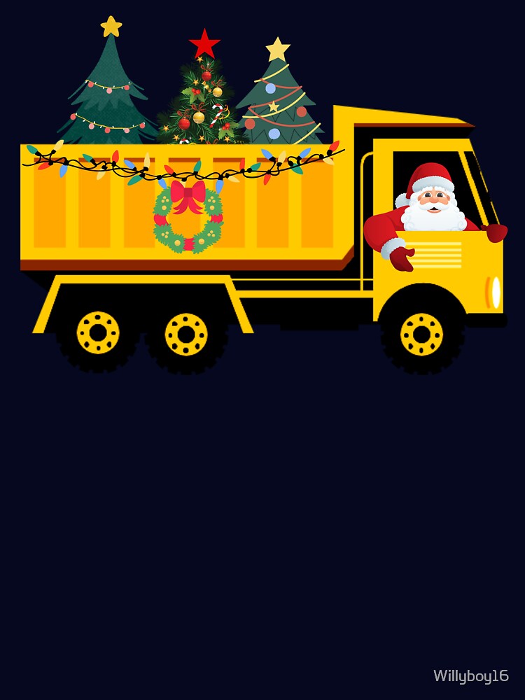 Santa's Christmas Tree Dump Truck by Willyboy16