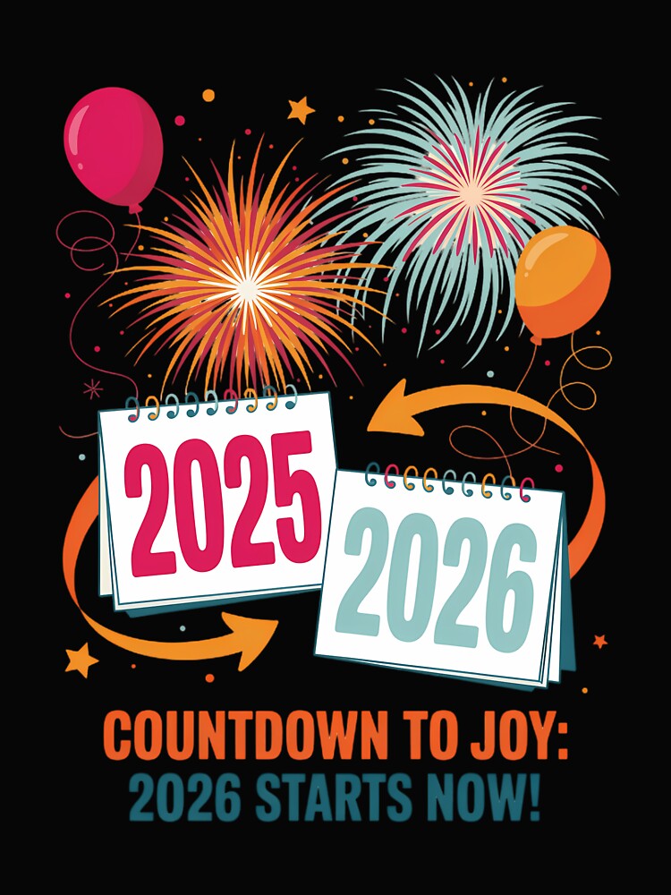 2026 Countdown Neon Style New Year Celebration 2025 to 2026 Bright Party Festive by Moon-Ape