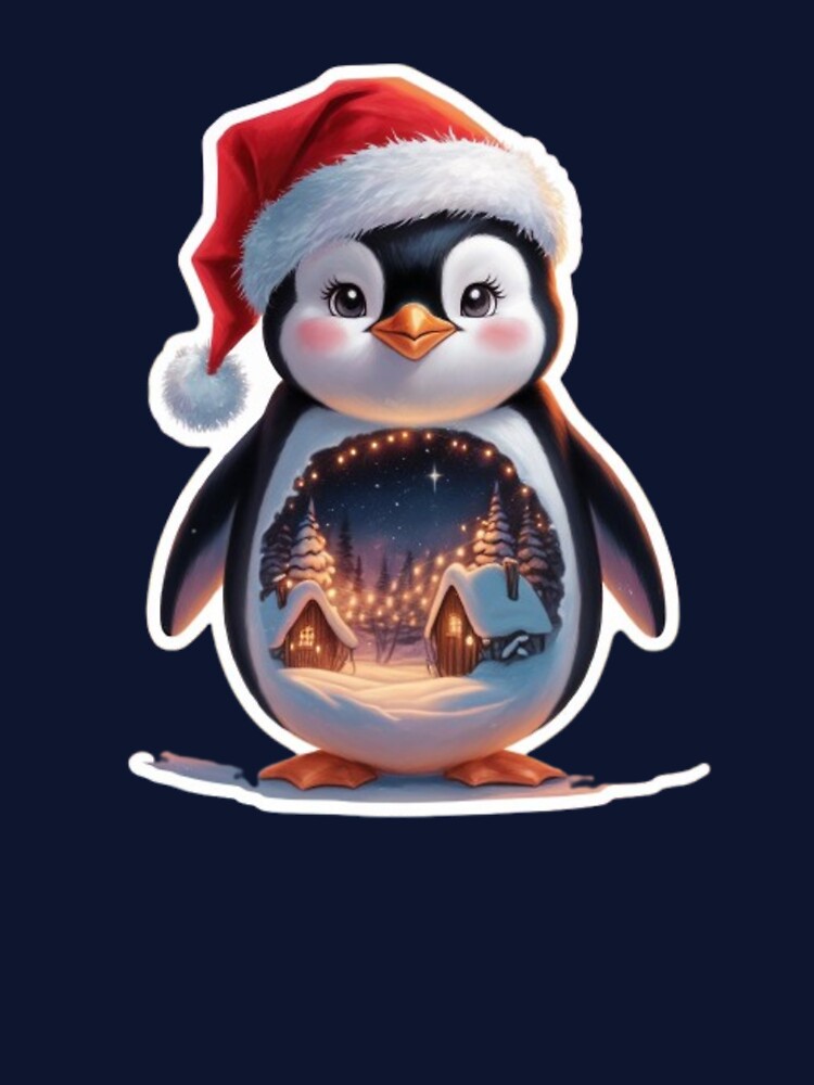 Christmas background on the pengeuin by Mega _Tronus