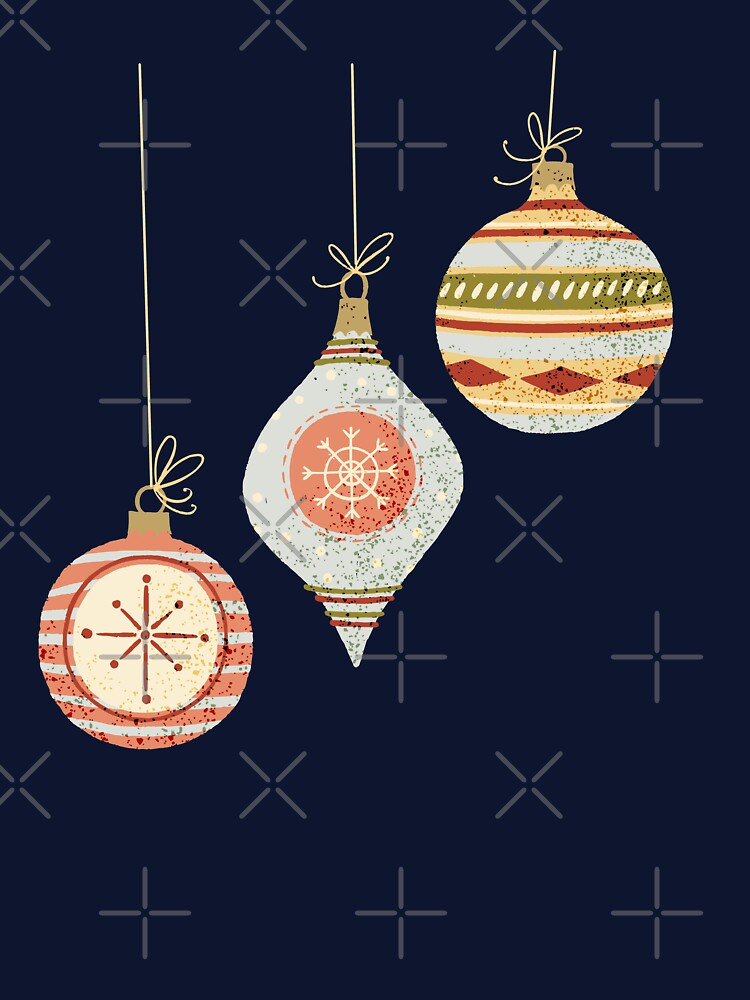 Colorful christmas ornaments pattern by urban-color