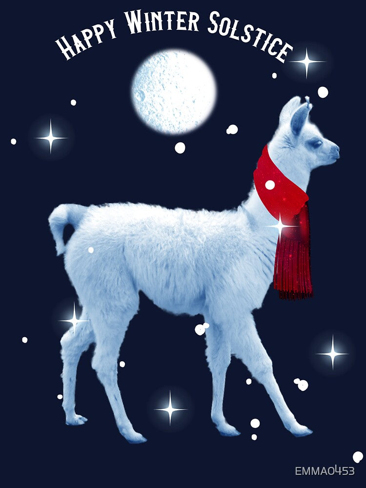 Winter Solstice Lama by EMMA0453