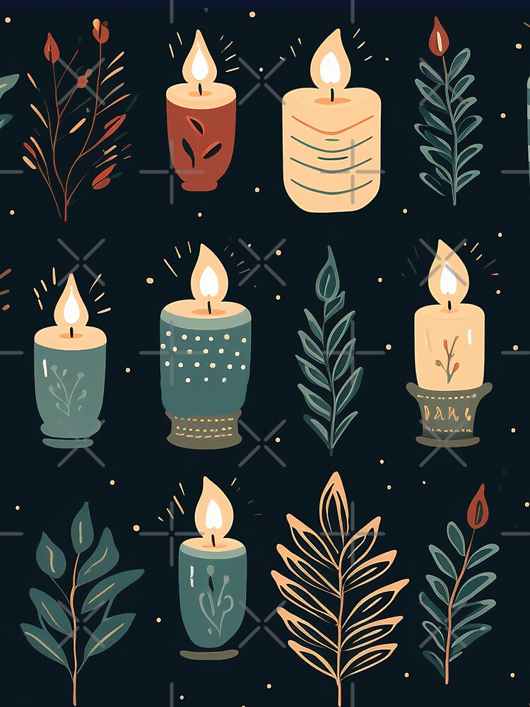 Hygge Christmas Candles, Nordic Style by VintageFlorals