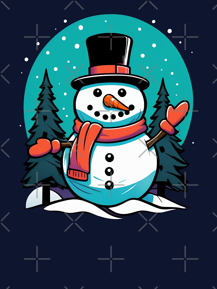 Cute Christmas Snowman by Bratak