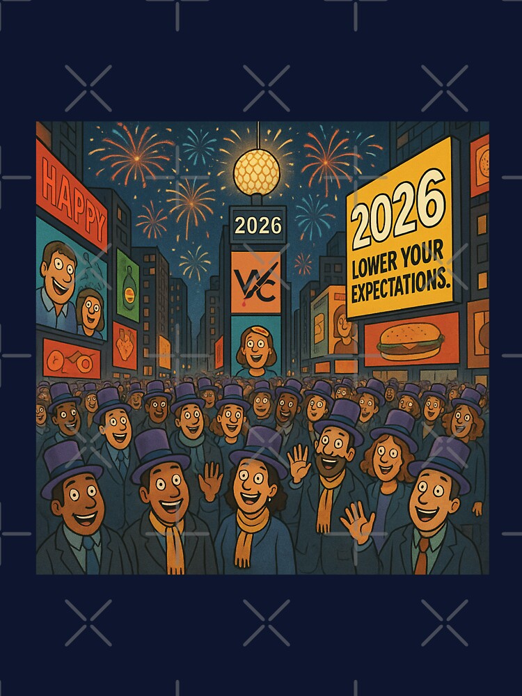 Happy New Year Lower Your Expectations by Wildched Artistry