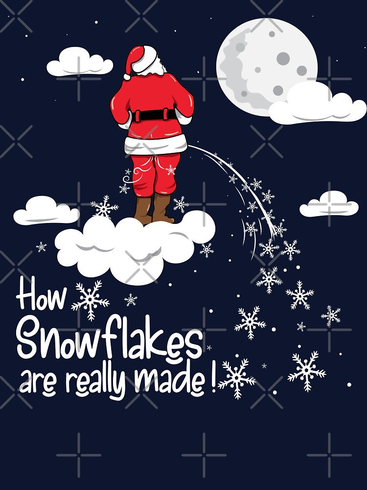 How Snowflakes are really made - inappropriate christmas by aruncvr