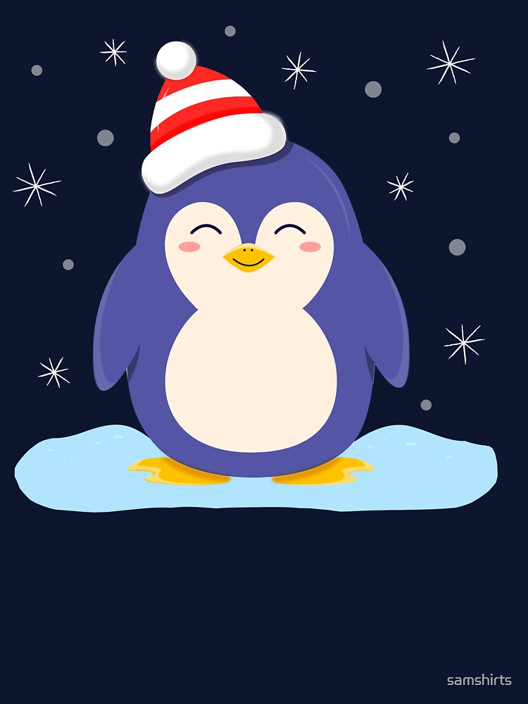 Happy Penguin by samshirts
