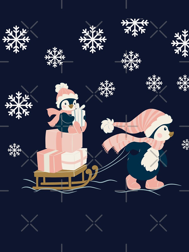 penguin christmas mask by AGDesignstore