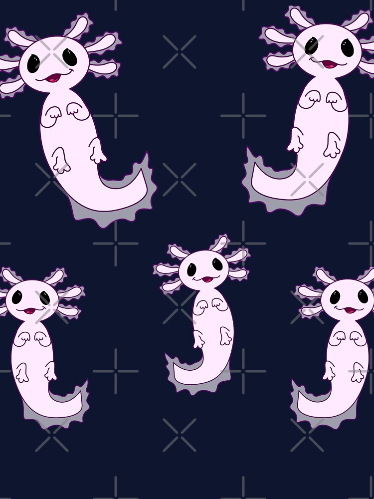Cute Pink Amphibian - My Spirit Animal is an Axolotl by DiensDesign