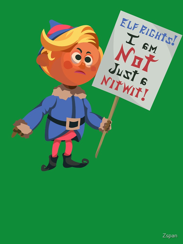 Hermey the Elf Protesting Elf Rights by Zspan