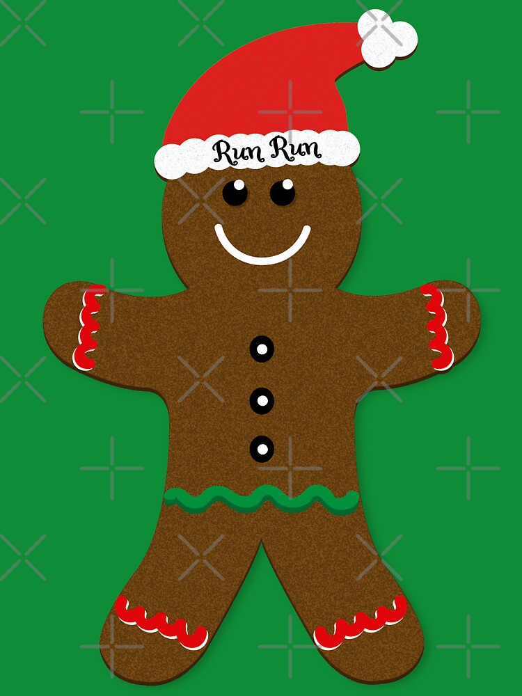 Run Run Gingerbread Man & Gal by Warrior Veteran Clothing