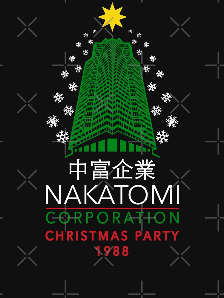 Nakatomi Corporation Christmas Party Snowflake Tower by Candywrap Studio