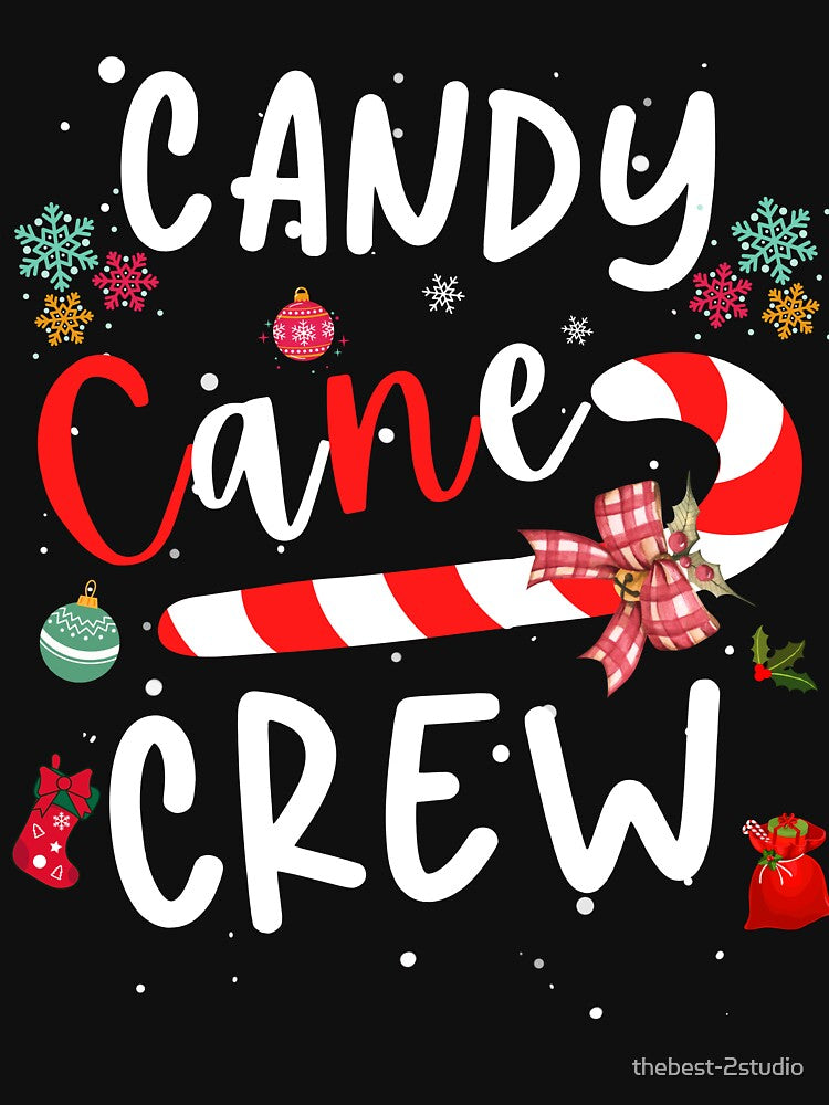 Candy Cane Crew Funny Family Matching Christmas Party by thebest-2studio