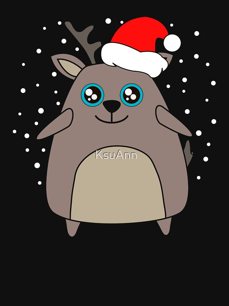 Cute Reindeer Christmas Sweater by KsuAnn