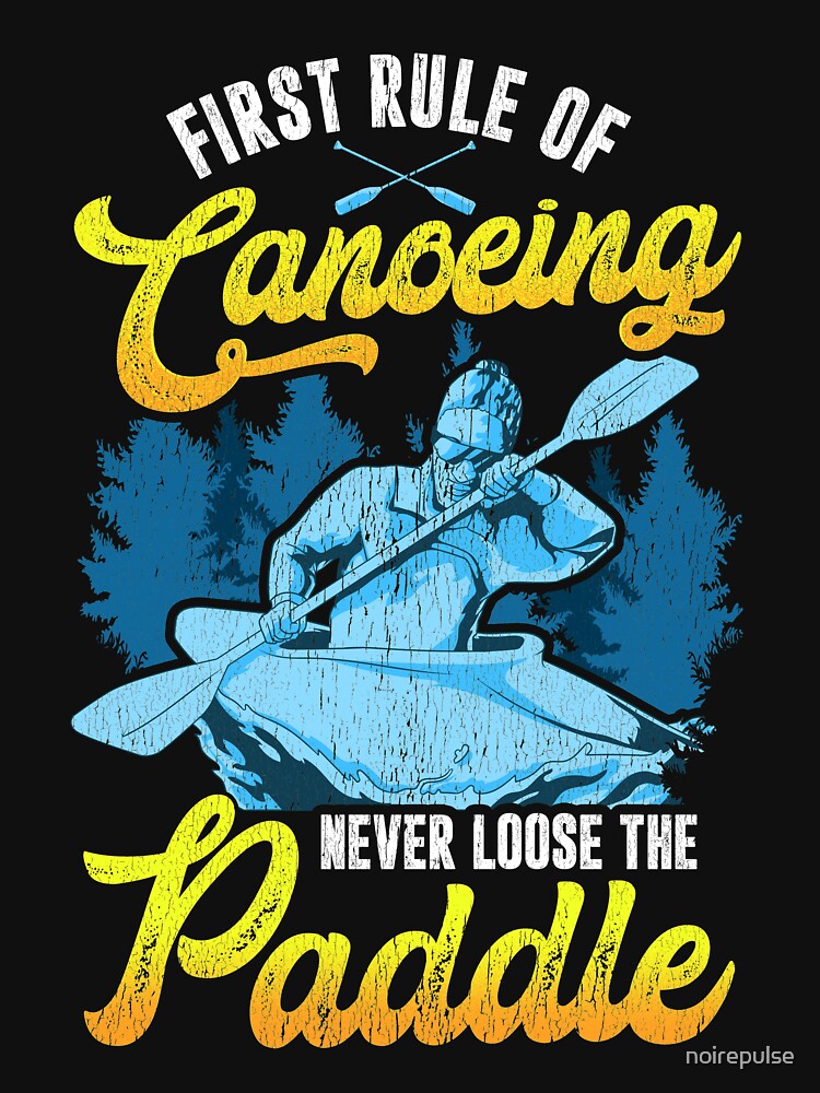 Funny Canoeing design by noirepulse