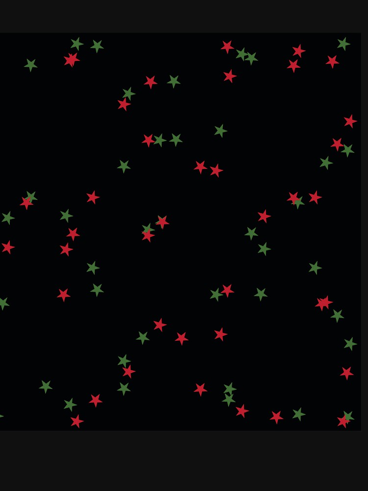 Christmas Galaxy On Black by PrintsByAnnJ