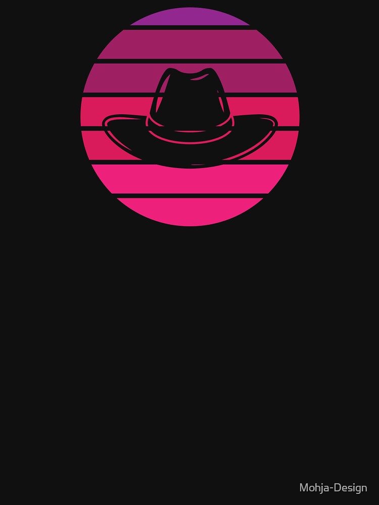 Cowgirl - silhouette, circle, evening sun by Mohja-Design