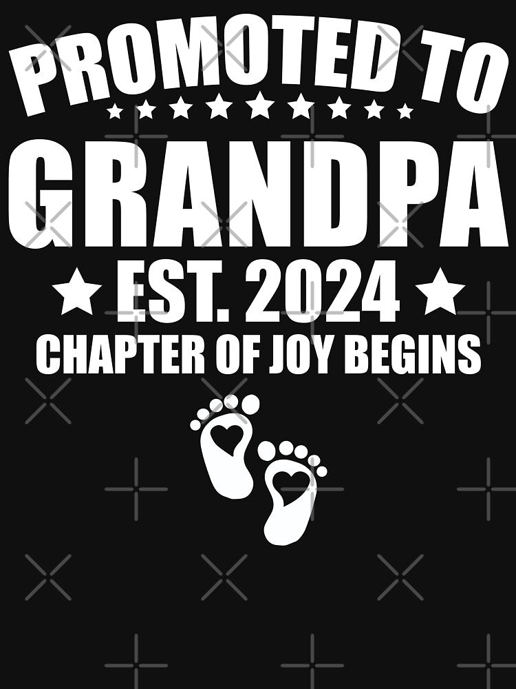 Promoted to Grandpa Est. 2024: Silver Crown Awaits by EidosEmporiium